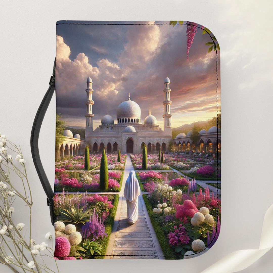 Elegant Essentials Quran Cover Bag - White