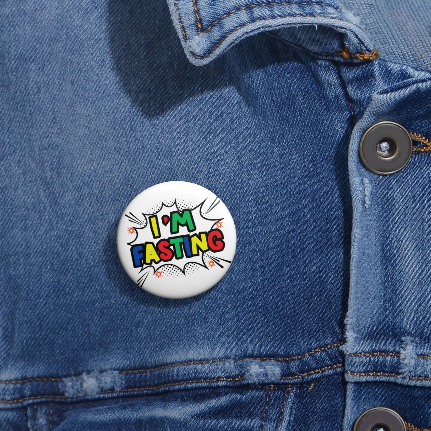Kids' Ramadan Button: "I'm Fasting"