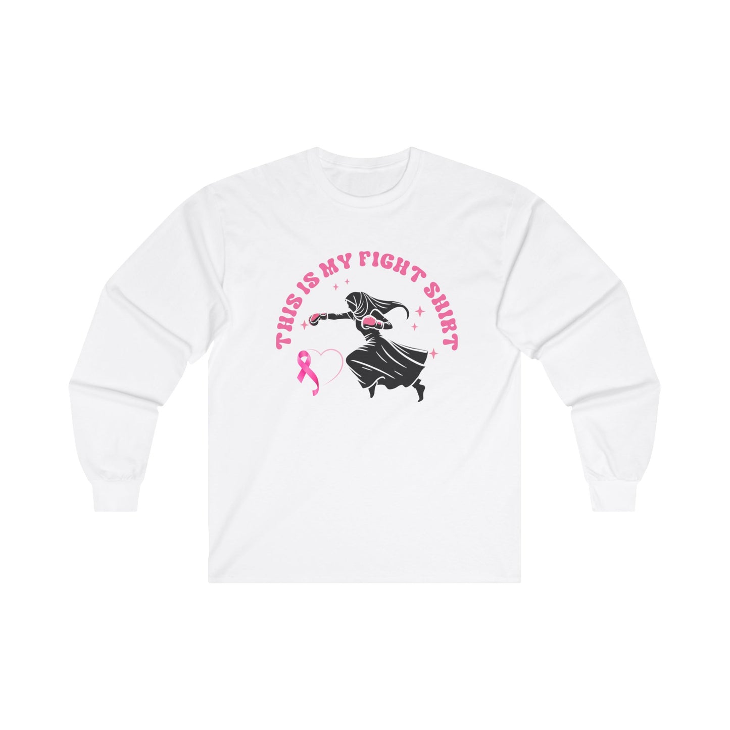 "Warrior of Faith - My Fight" Unisex Ultra Cotton Long Sleeve Tee