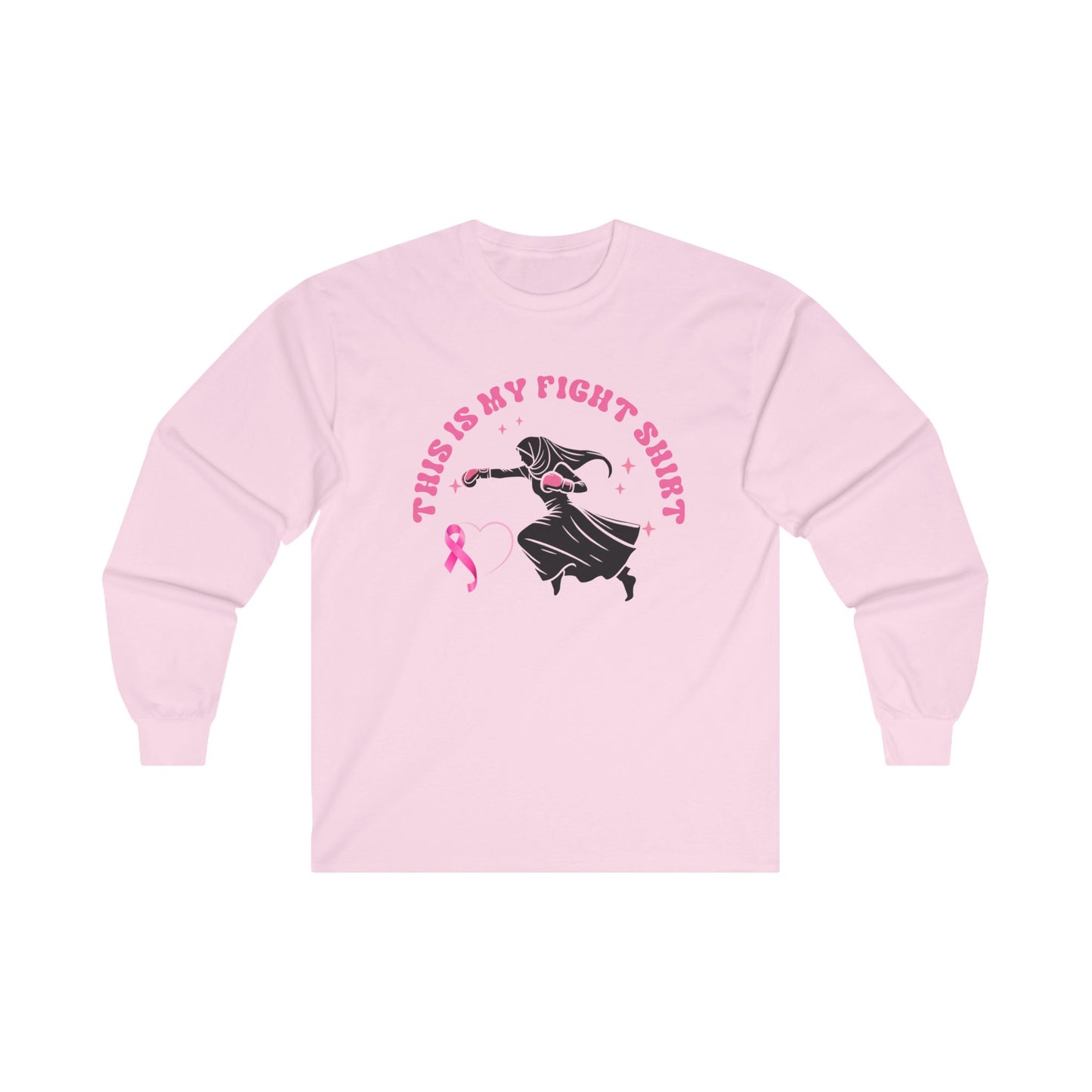 "Warrior of Faith - My Fight" Unisex Ultra Cotton Long Sleeve Tee