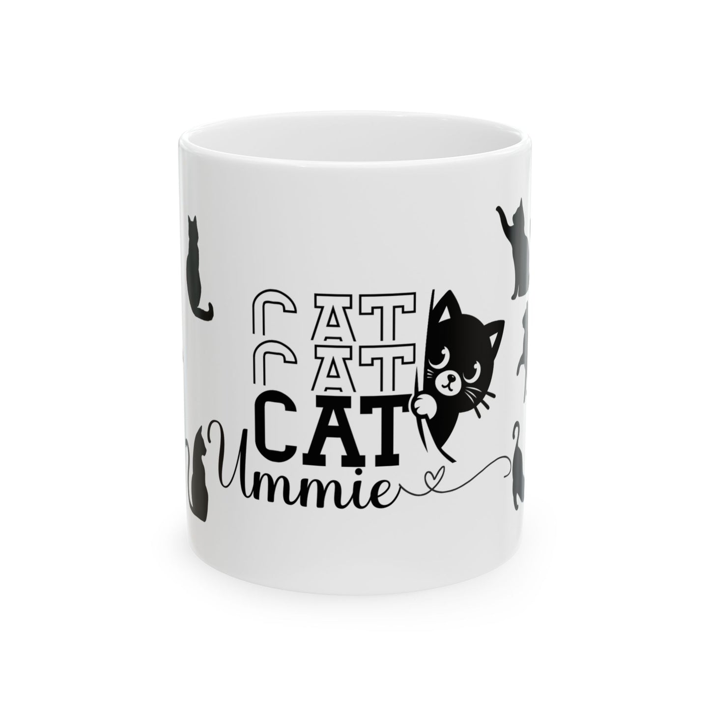 Cat Ummie Ceramic Mug 11oz – For the Proud Muslim Cat Lover