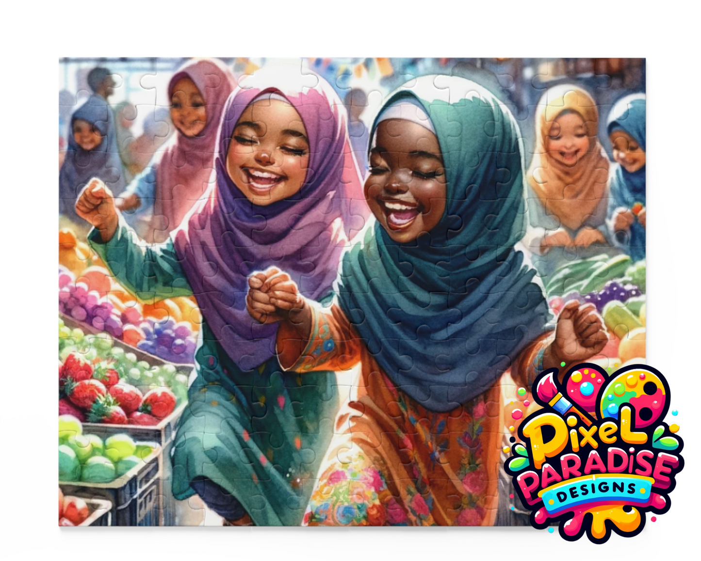 Marketplace Fun: Sisters' Day Out Puzzle (120 Pieces)