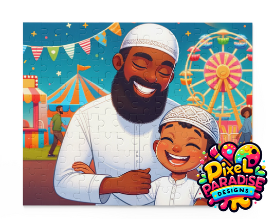 Festival of Laughter: Family Fun Fair Puzzle (120 Pieces)