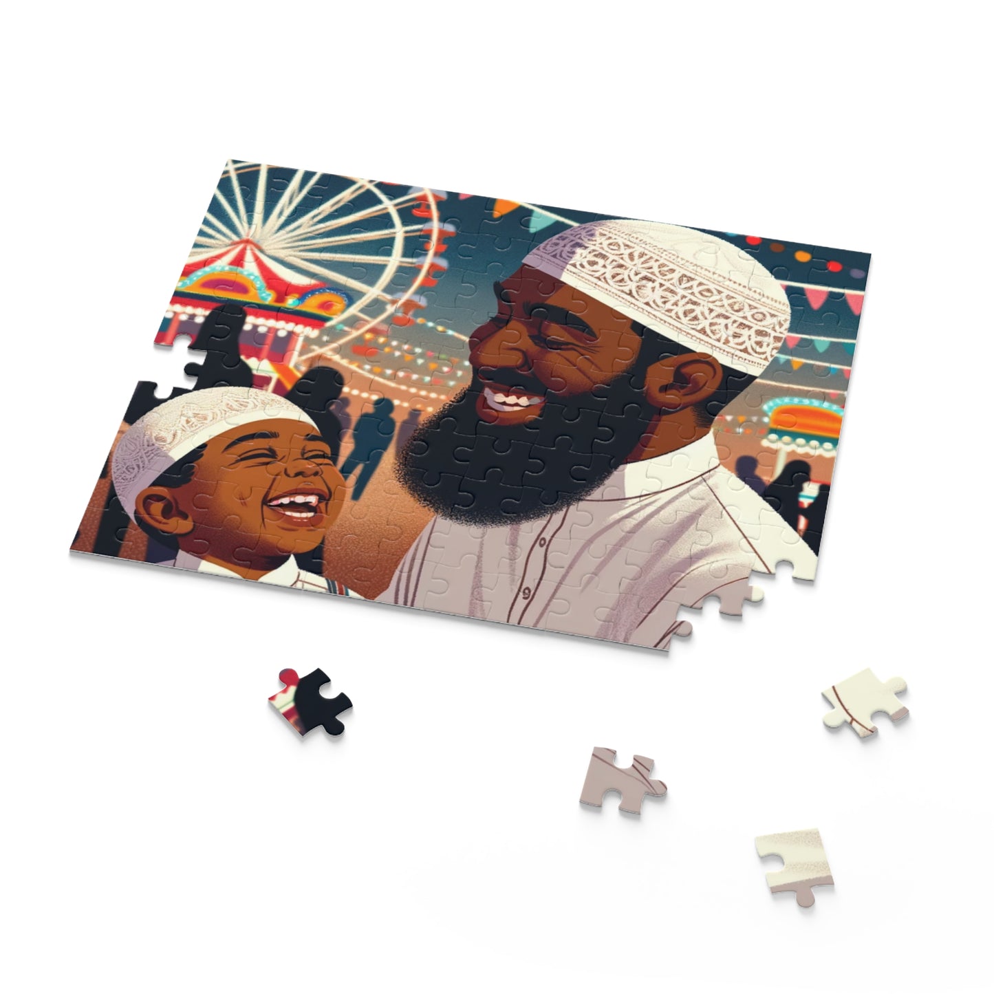 Carnival Joy: Abu-Ibn Festive Puzzle (120 Pieces)