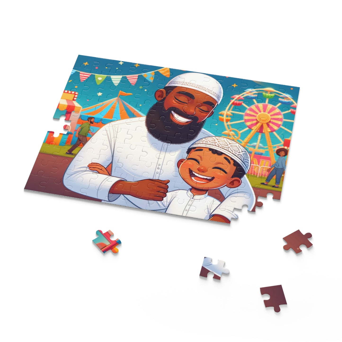 Festival of Laughter: Family Fun Fair Puzzle (120 Pieces)