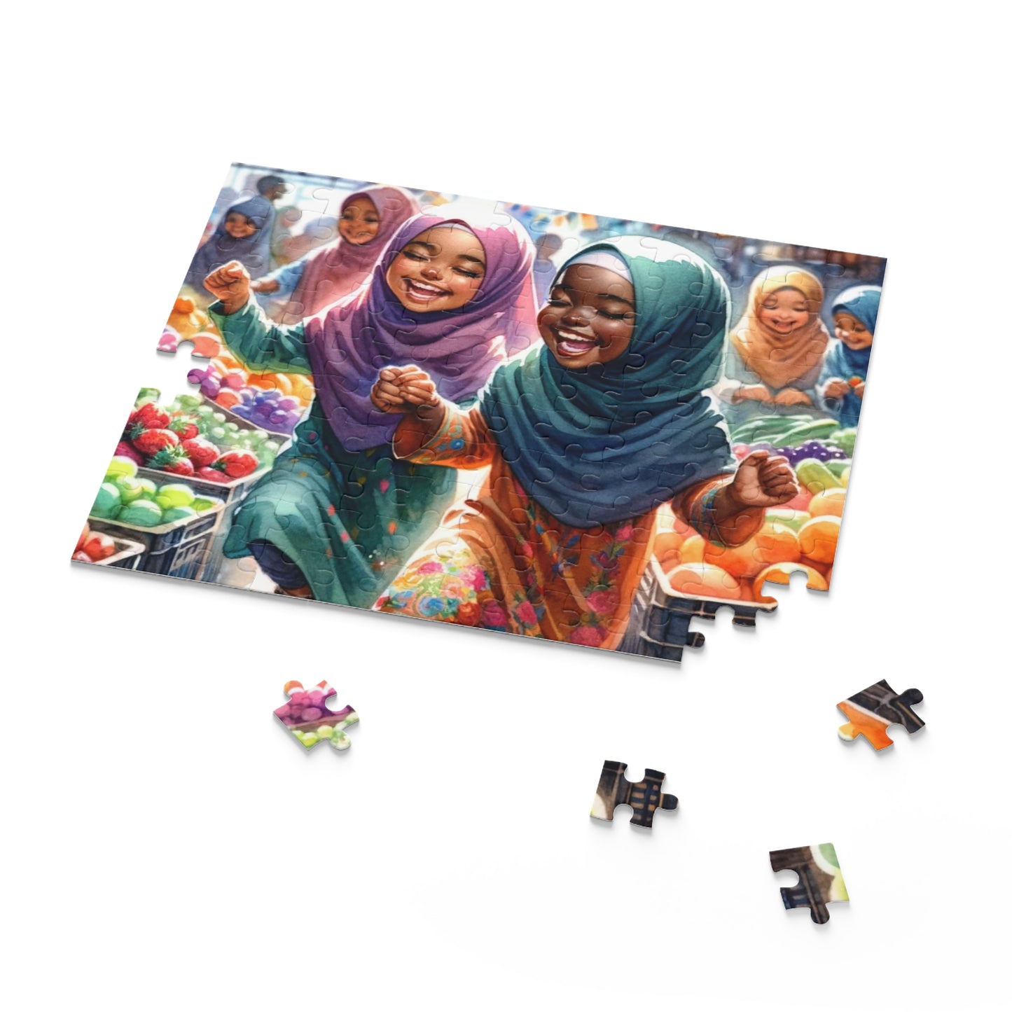 Marketplace Fun: Sisters' Day Out Puzzle (120 Pieces)