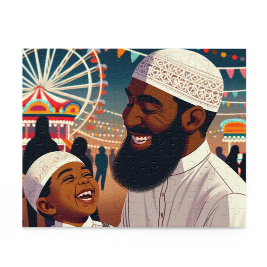 Carnival Joy: Abu-Ibn Festive Puzzle (120 Pieces)