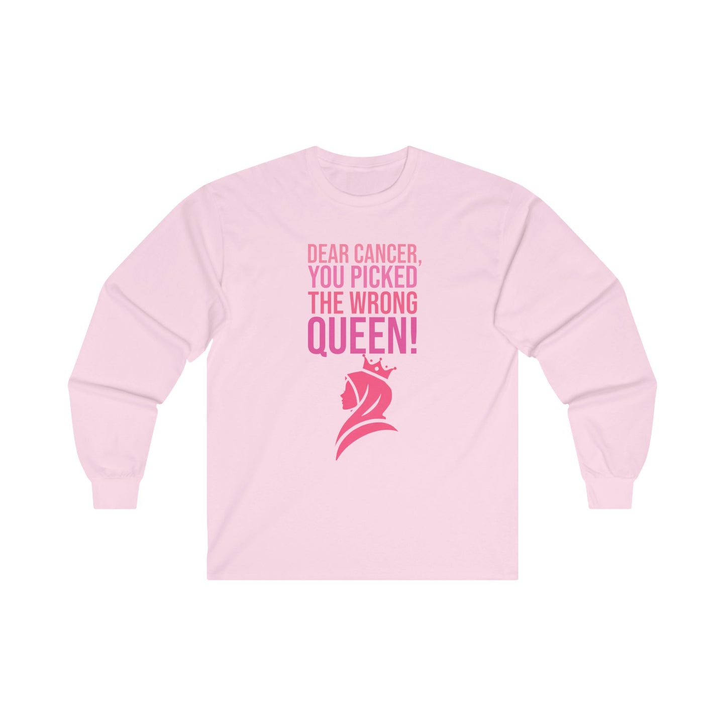 "Queen of Patience - Victorious in Pink" Unisex Ultra Cotton Long Sleeve Tee