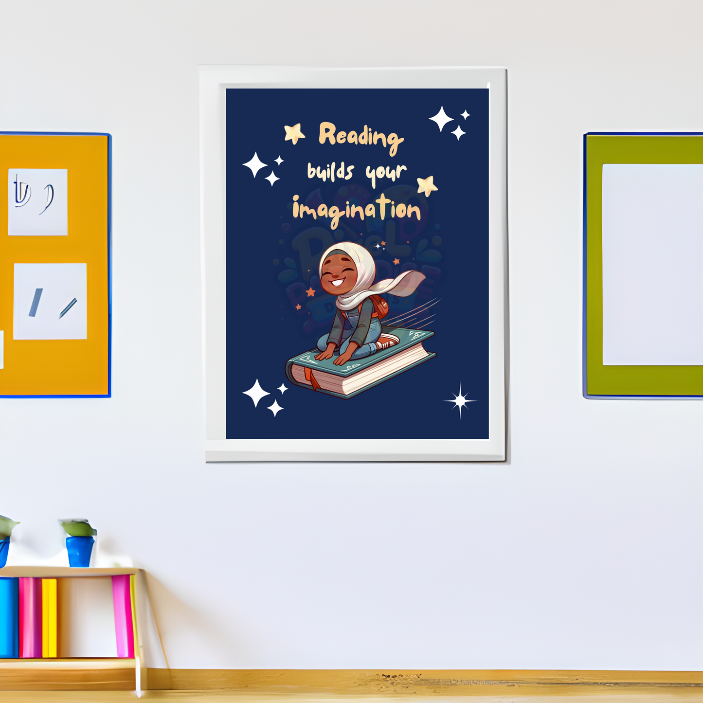 Reading Builds Imagination Poster- Digital Download